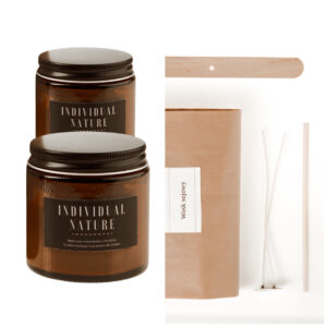 Zestaw DIY świeca sojowa Individual Nature LITTLE JAR 90 ml, 2 szt.